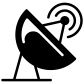Parabolic dish icon