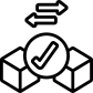 approved blockchain transaction icon
