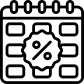 discount schedule icon