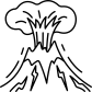 volcano eruption icon