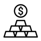 gold bars icon