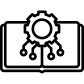 futuristic book icon