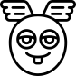 flying head monster icon