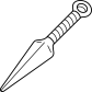 kunai knife icon