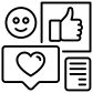 social feedback icon