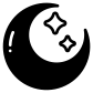 crescent moon icon