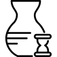 Burning pot icon