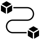 Delivery route icon