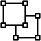 selected shapes icon