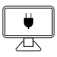 Charging computer icon