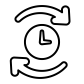 time arrow icon