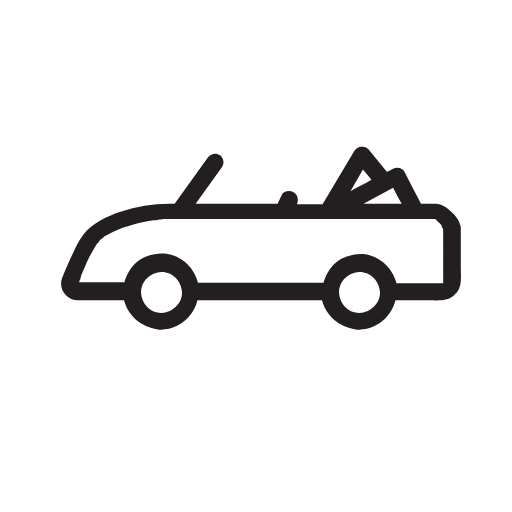 cabrio car icon