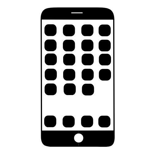 black phone apps icon