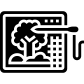 plastic mesh canvas icon