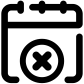 cancel schedule icon