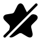 slash star icon