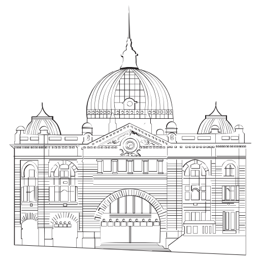 flinder's street station, melbourne icon