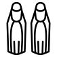 diving fin icon