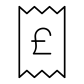 Pound Receipt icon