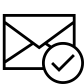 email check mark icon