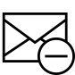 Email Minus icon