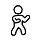 fighting stance icon