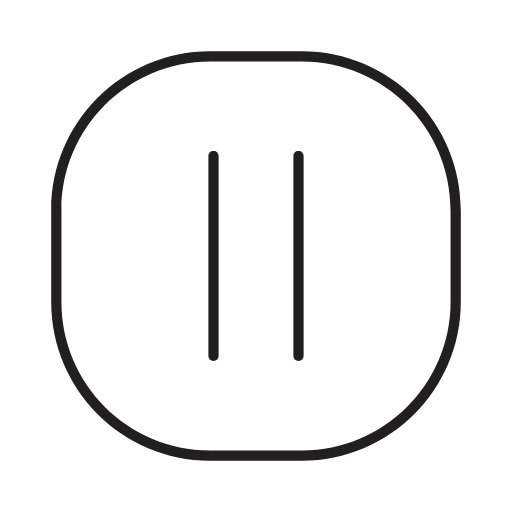 music pause icon
