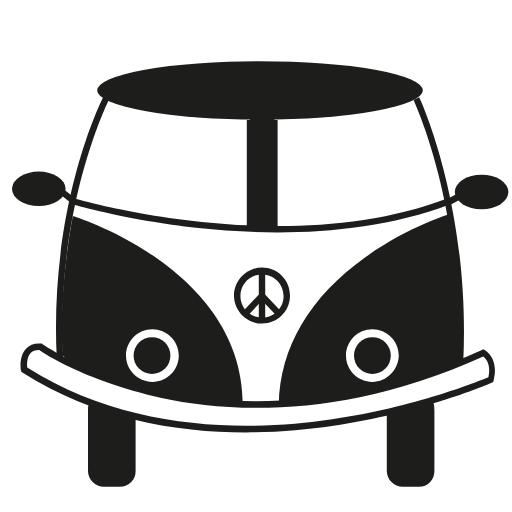 volkswagen hippie icon