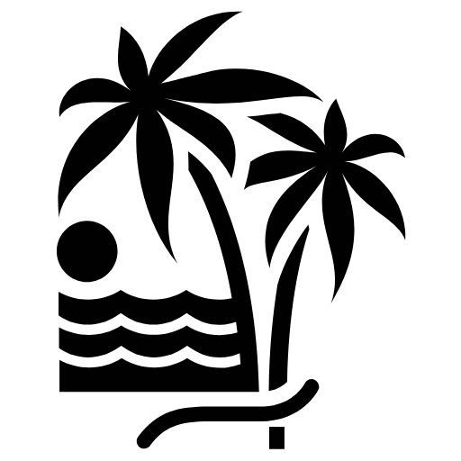 sea beach icon