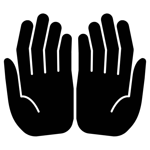 cupped hands icon