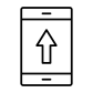upload phone icon