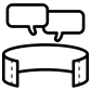 metaverse communication icon