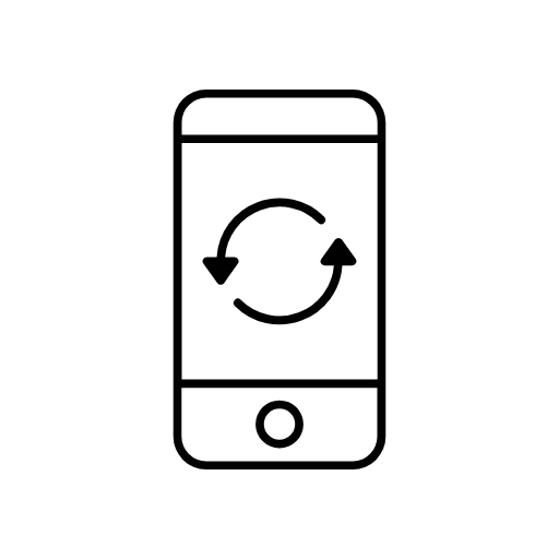 phone sync icon