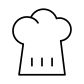 bakers hat icon