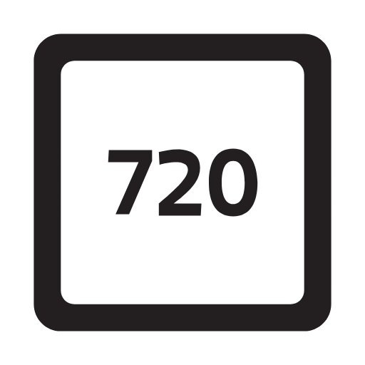 720 video icon
