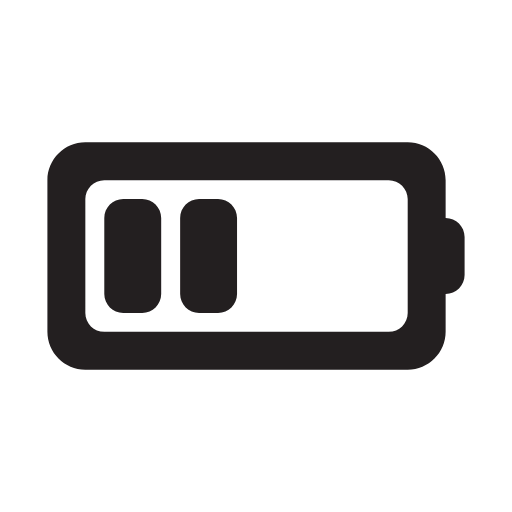 half battery icon