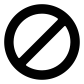 prohibited icon