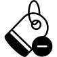 tag removed icon