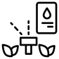 technology watering icon