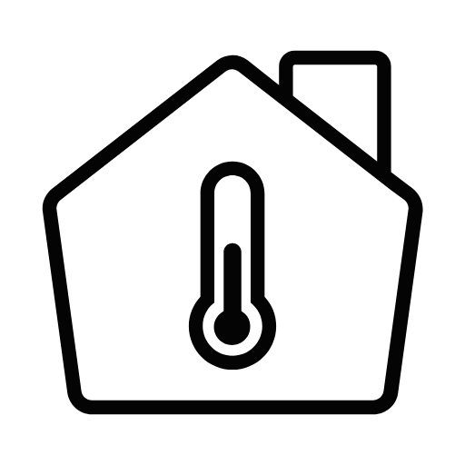 home temperature icon