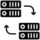 Server transfer icon