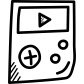 Handheld game console icon