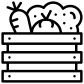 vegetable box icon