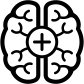 brain add icon