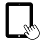 Finger click icon