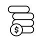 dollar coin icon