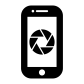 Smartphone Aperture icon