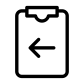 clipboard previous icon