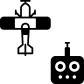 radio controlled plane icon