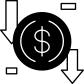 cost reduction icon